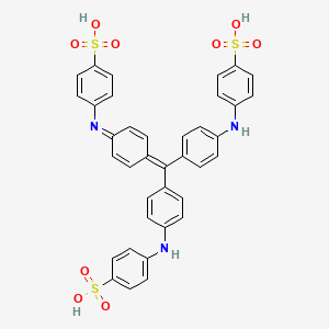 molecular formula C37H29N3O9S3 B1195389 甲基蓝游离酸 CAS No. 61489-48-3