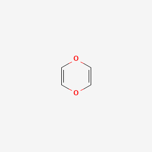 molecular formula C4H4O2 B1195391 1,4-二噁烷 CAS No. 290-67-5