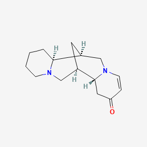 molecular formula C15H22N2O B1195398 2,3-Didehydrospartein-4-one 