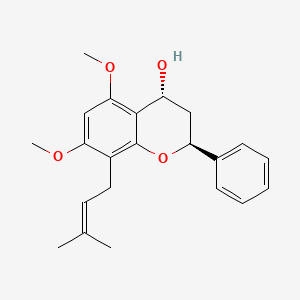 molecular formula C22H26O4 B1195399 Tephrowatsin A CAS No. 97640-79-4