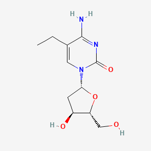 molecular formula C11H17N3O4 B1195403 2'-Deoxy-5-ethylcytidine CAS No. 50356-36-0