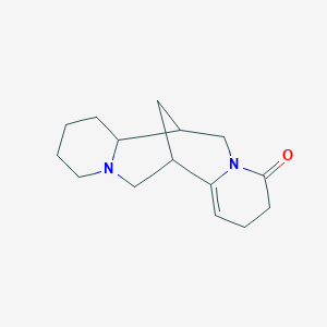 molecular formula C15H22N2O B1195405 5,6-Dehydrolupanine 