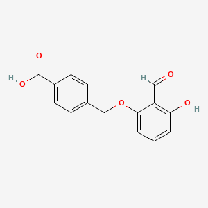molecular formula C15H12O5 B1195450 图卡索 CAS No. 84290-27-7