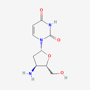 molecular formula C9H13N3O4 B1195452 3'-氨基-2',3'-双脱氧尿苷 CAS No. 84472-86-6