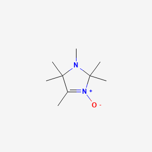B1195461 1H-Imidazole, 2,5-dihydro-1,2,2,4,5,5-hexamethyl-, 3-oxide CAS No. 64934-84-5