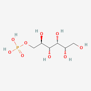 molecular formula C6H15O9P B1195476 D-山梨醇-6-磷酸 CAS No. 20479-58-7