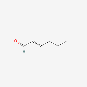 molecular formula C6H10O B1195481 己烯醛 CAS No. 1335-39-3