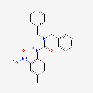 1,1-Dibenzyl-3-(4-methyl-2-nitrophenyl)urea