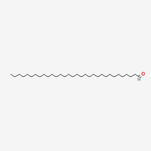 molecular formula C32H64O B1195539 Dotriacontanal CAS No. 57878-00-9