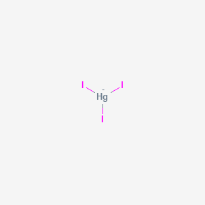molecular formula HgI3- B1195554 Triiodomercurate(1-) CAS No. 19964-11-5