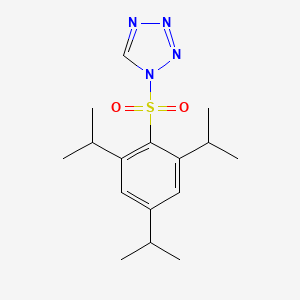 molecular formula C16H24N4O2S B1195561 2,4,6-Triisopropylbenzenesulfonyltetrazole CAS No. 59128-88-0