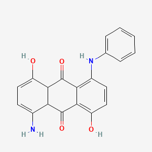 1-Amino-4,8-dihydroxy-5-(phenylamino)anthracene-9,10(4aH,9aH)-dione