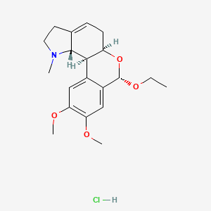 molecular formula C20H28ClNO4 B1195570 9-O-Ethyl lycorenine hydrochloride CAS No. 75917-42-9