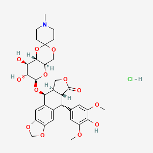 molecular formula C33H40ClNO13 B1195574 Unii-79S57lpx4V CAS No. 72823-92-8