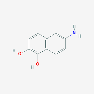 molecular formula C10H9NO2 B1195576 6-氨基-1,2-二羟基萘 