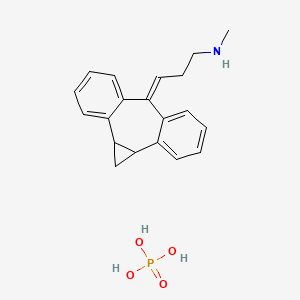 molecular formula C20H24NO4P B1195579 Octriptyline phosphate 