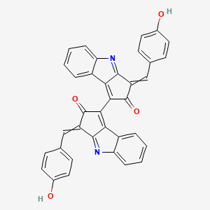 molecular formula C36H20N2O4 B1195586 Scytonemin, Lyngbya sp. 