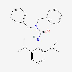 1,1-Dibenzyl-3-[2,6-di(propan-2-yl)phenyl]urea