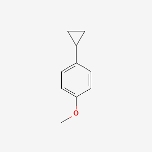 molecular formula C10H12O B1195587 4-环丙基苯甲醚 CAS No. 4030-17-5