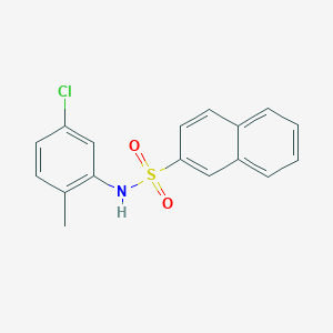 N-(5-chloro-2-methylphenyl)naphthalene-2-sulfonamide