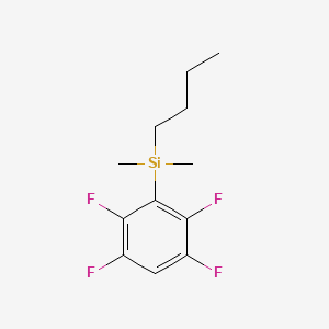 Butyldimethyl(2,3,5,6-tetrafluorophenyl)silane