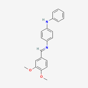 N-(3,4-Dimethoxybenzylidene)-N'-phenyl-1,4-phenylenediamine