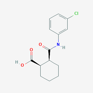 cis-N-(3-Chlorophenyl)hexahydrophthalamic acid