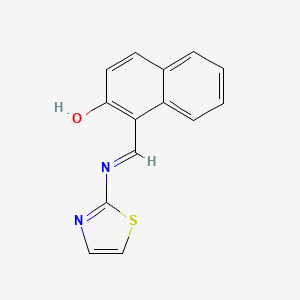 1-(Thiazol-2-yliminomethyl)-naphthalen-2-ol