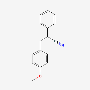 3-(4-Methoxyphenyl)-2-phenylpropanenitrile