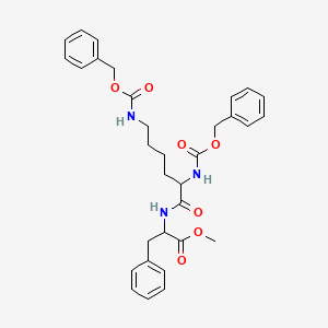 N,N'-Bis(carbobenzyloxy)lysylphenylalanine methyl ester