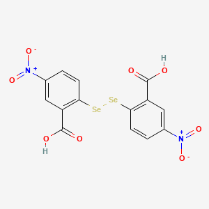 molecular formula C14H8N2O8Se2 B1195616 6,6'-Diselenobis-(3-nitrobenzoic acid) CAS No. 80180-68-3