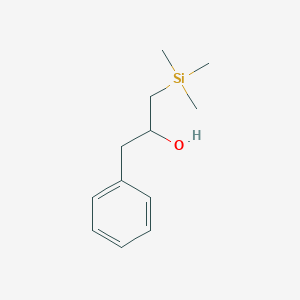 molecular formula C12H20OSi B11956182 1-Phenyl-3-(trimethylsilyl)-2-propanol CAS No. 58541-09-6