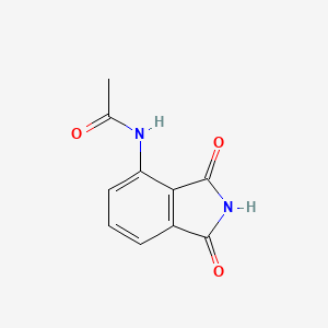 molecular formula C10H8N2O3 B1195622 3-Acetamidophthalimide CAS No. 6118-65-6