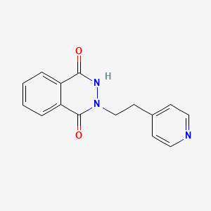 2-(2-(4-Pyridinyl)ethyl)-2,3-dihydro-1,4-phthalazinedione