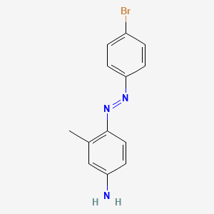 4-[(4-Bromophenyl)diazenyl]-3-methylaniline