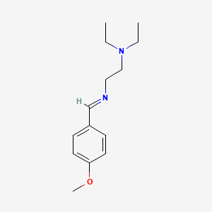 N,N-Diethyl-N'-(4-methoxybenzylidene)ethylenediamine