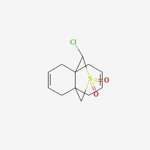 9-Chloro-1,4,5,8-tetrahydro-4a,8a-(methanothiomethano)naphthalene 10,10-dioxide