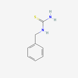 molecular formula C8H10N2S B1195634 Benzylthiourea CAS No. 621-83-0