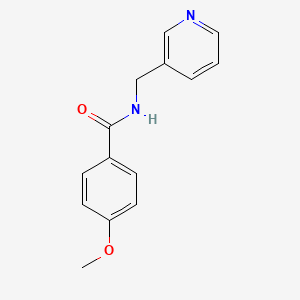 molecular formula C14H14N2O2 B1195638 4-甲氧基-N-(3-吡啶基甲基)苯甲酰胺 