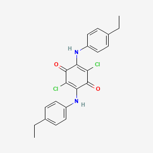 2,5-Dichloro-3,6-bis(4-ethylanilino)benzo-1,4-quinone