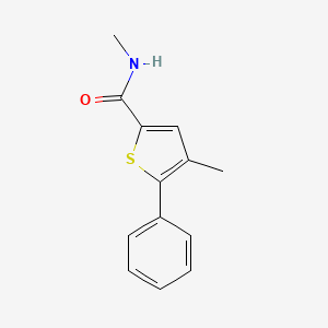 molecular formula C13H13NOS B1195645 N,4-二甲基-5-苯基-2-噻吩甲酰胺 