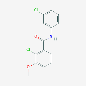 2-chloro-N-(3-chlorophenyl)-3-methoxybenzamide