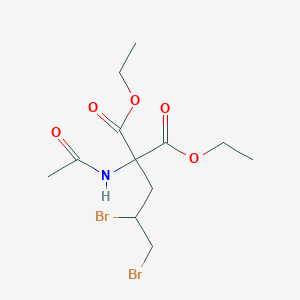 Diethyl 2-acetamido-2-(2,3-dibromopropyl)-malonate