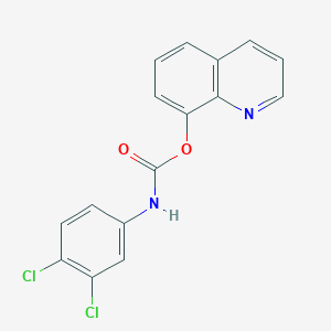 8-Quinolyl N-(3,4-dichlorophenyl)carbamate