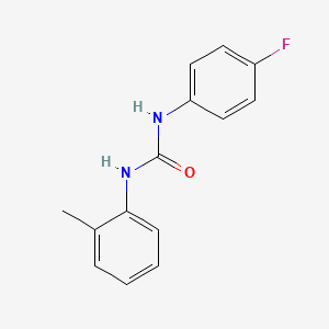 1-(4-Fluorophenyl)-3-(2-methylphenyl)urea