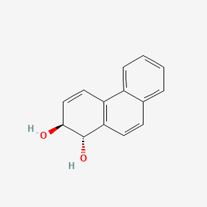 molecular formula C14H12O2 B1195664 (1S,2S)-1,2-dihydrophenanthrene-1,2-diol CAS No. 60917-41-1
