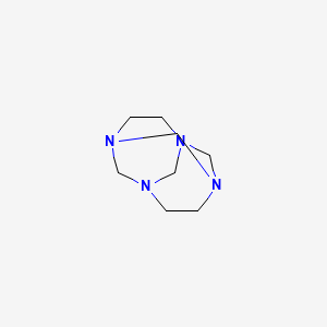 B1195676 1,3,6,8-Tetraazatricyclo[4.4.1.13,8]dodecane CAS No. 51-46-7