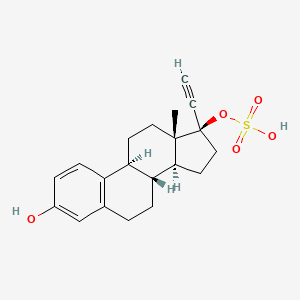 B1195678 Ethinylestradiol-17-sulfate CAS No. 75803-36-0
