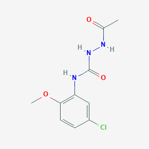 1-Acetyl-4-(5-chloro-2-methoxyphenyl)semicarbazide