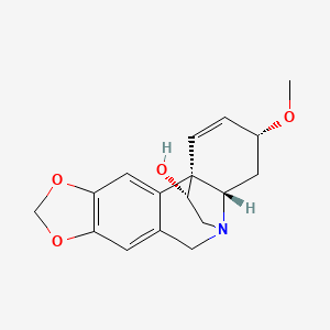 molecular formula C17H19NO4 B1195687 石蒜胺 CAS No. 639-41-8